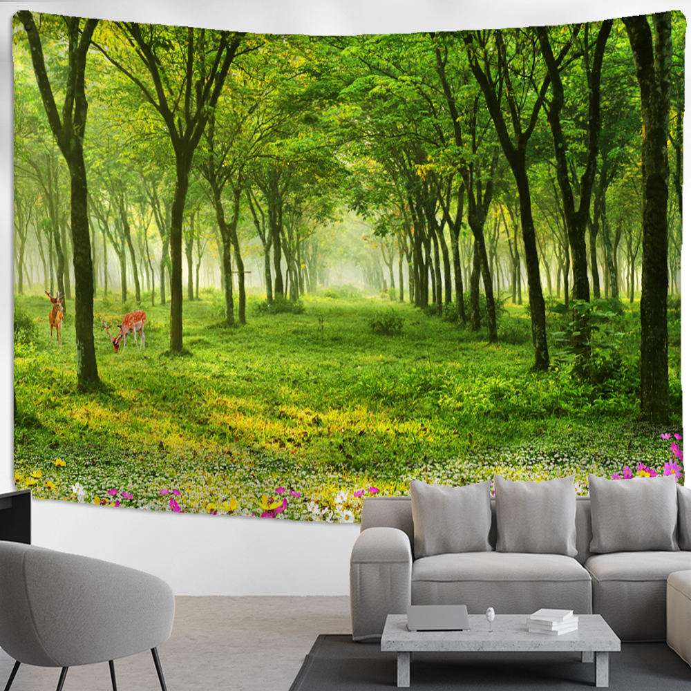Wall Tapestry Nature | Young Deer in the Forest