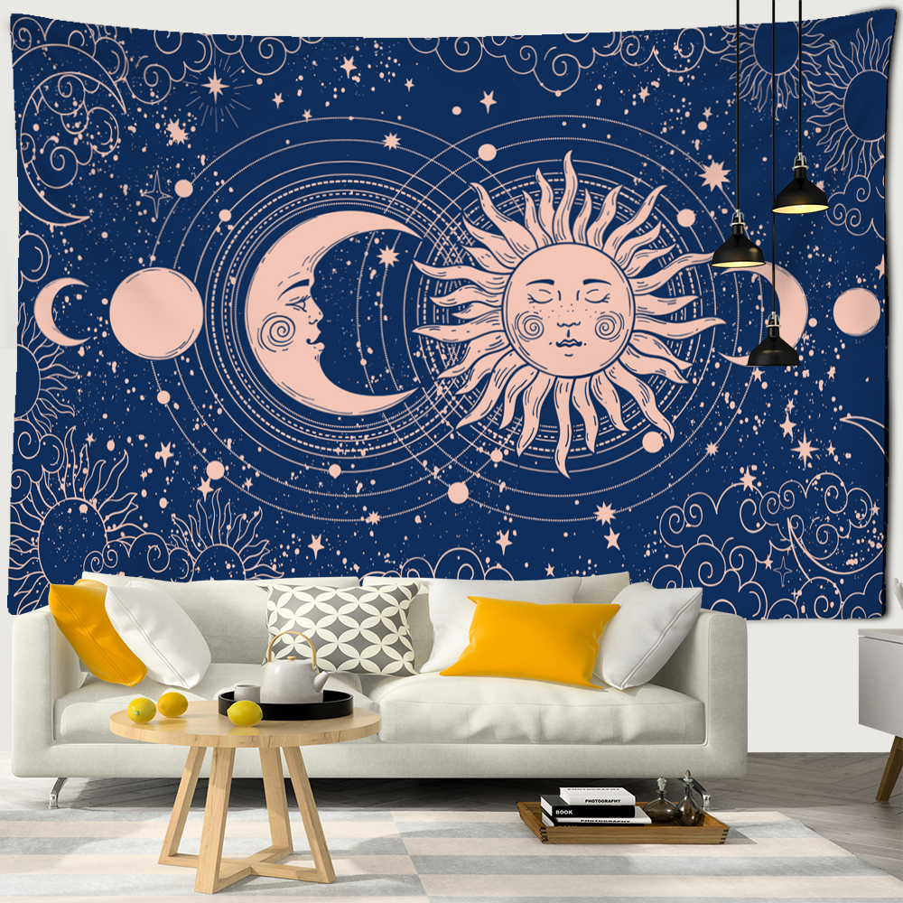 Bohemian Wall Tapestry | Blue Eclipse