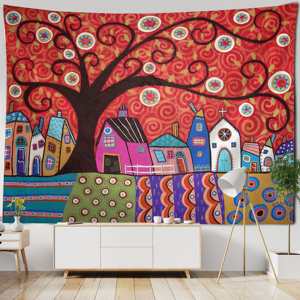 Wall Tapestry Bohemia | City Tree 1