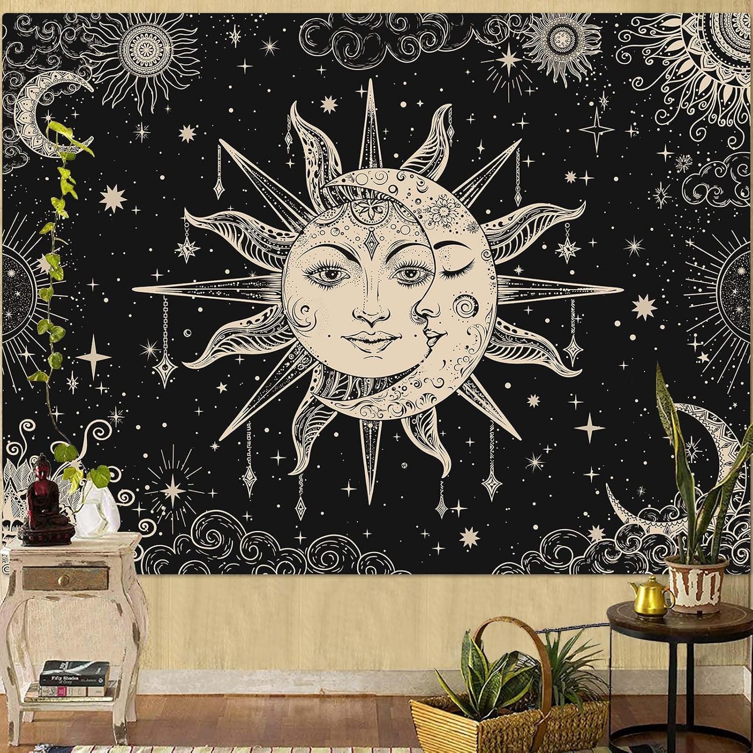 Wall Tapestry Bohemia | Lunar and Solar Tenderness