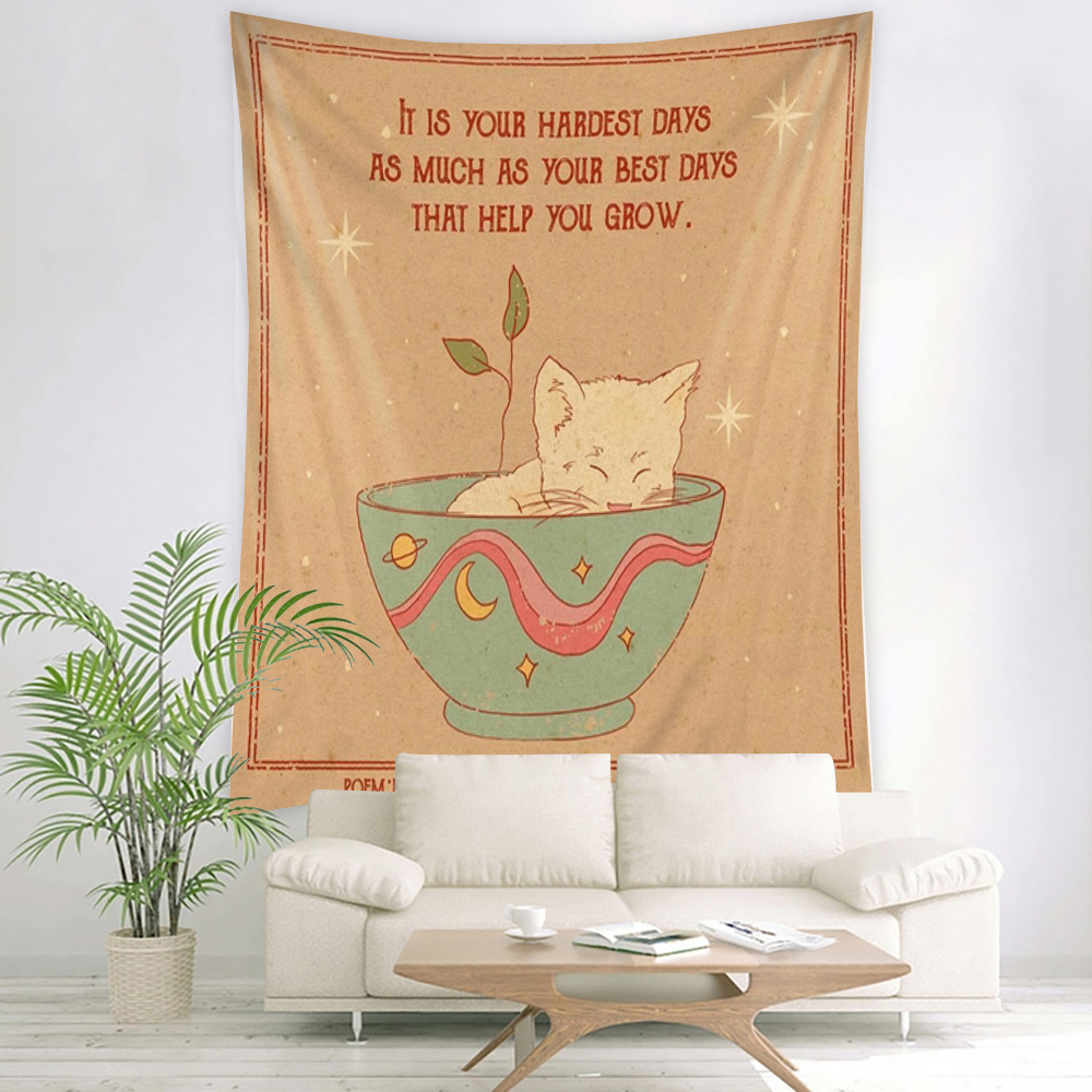 Relaxed and cute cat