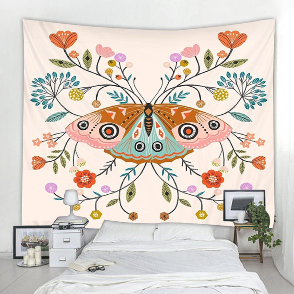 Wall Tapestry Bohemia | Spring Butterfly