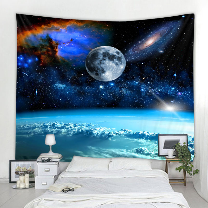 Moon and Milky Way