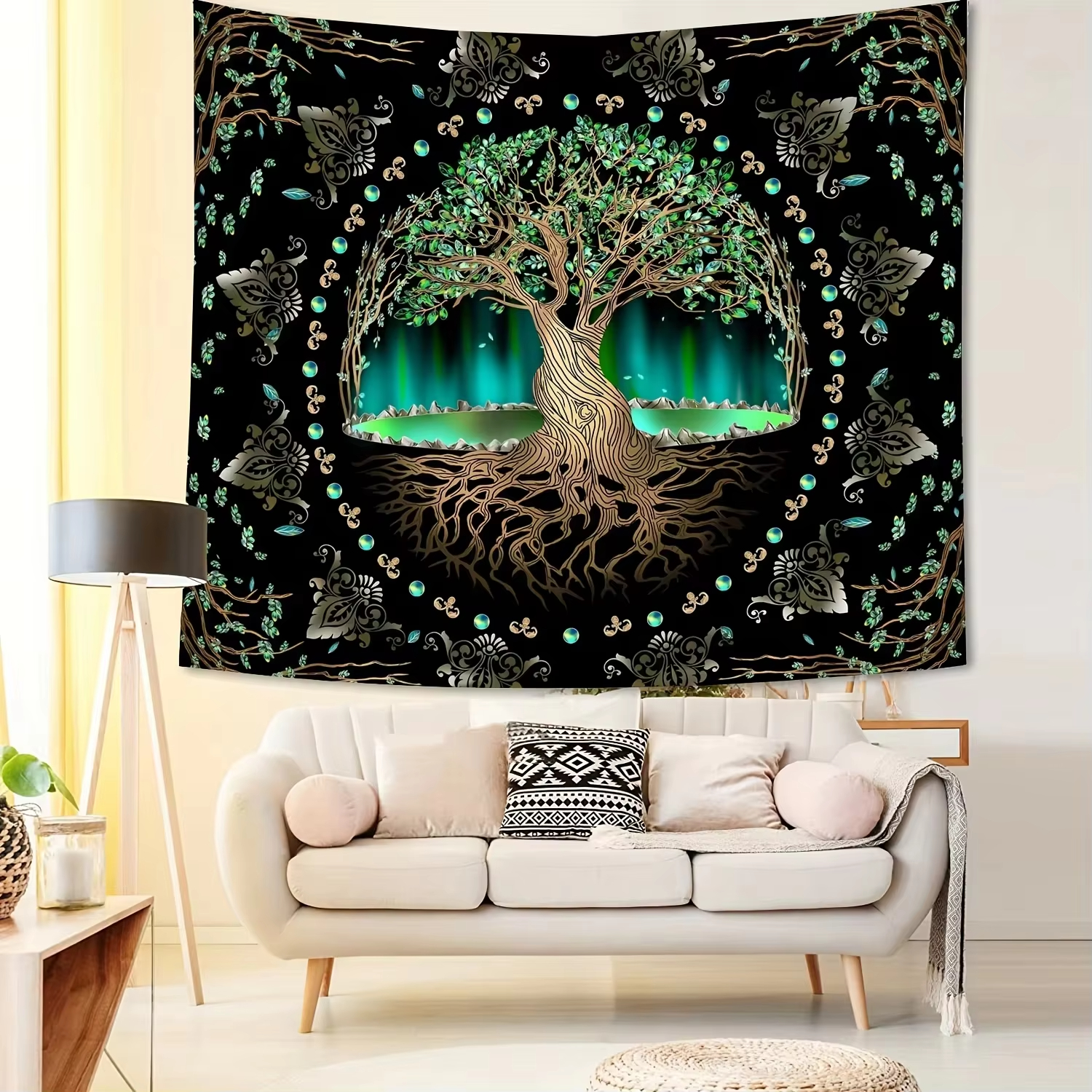 Bohemian Wall Tapestry | Sacred Celtic tree of life
