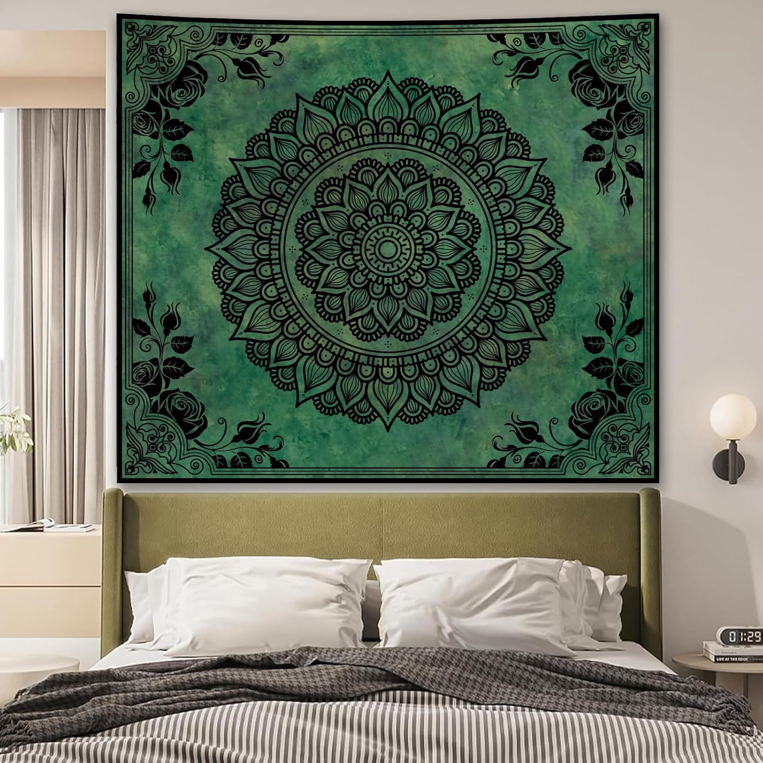 Mandala Wall Tapestry | Celtic Green
