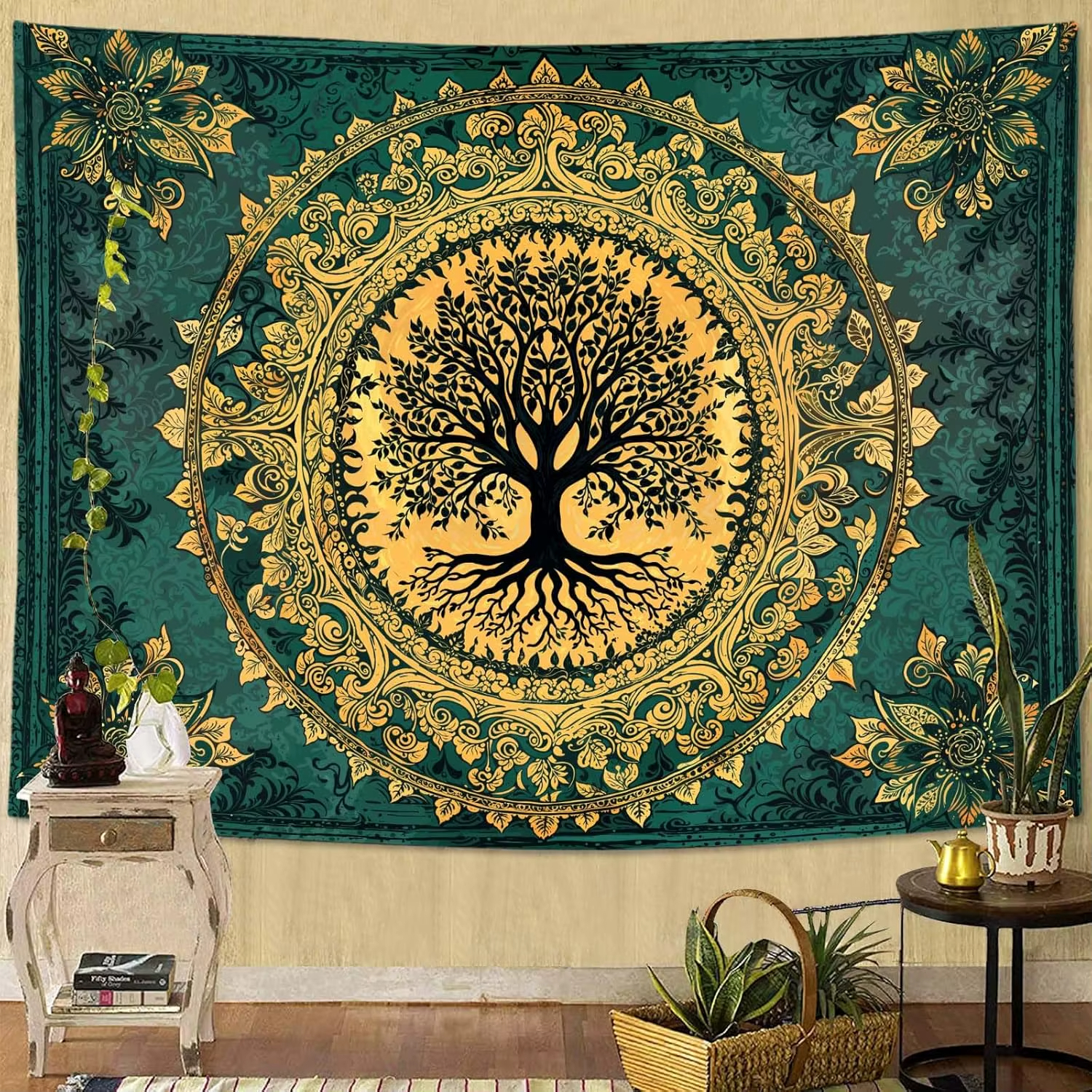 Bohemian Wall Tapestry | Tree of Life Celtic