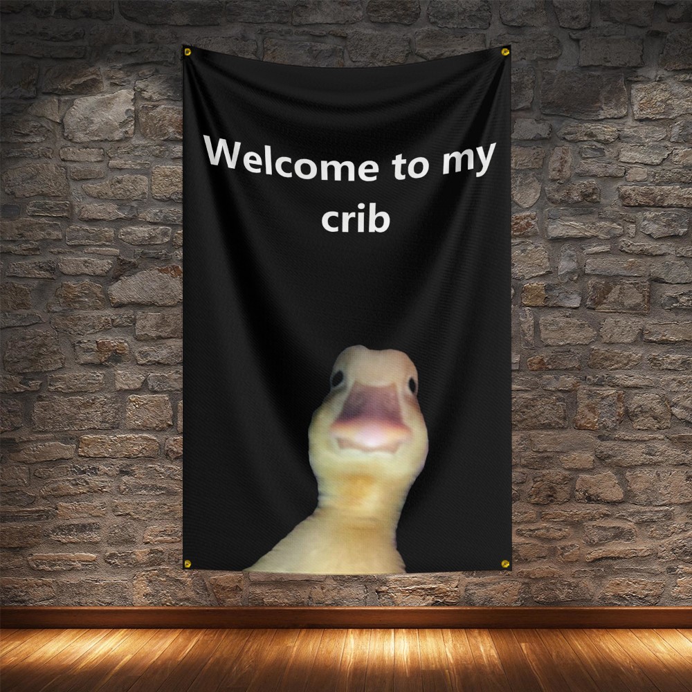 Funny Wall Tapestry | Welcome To My Crib