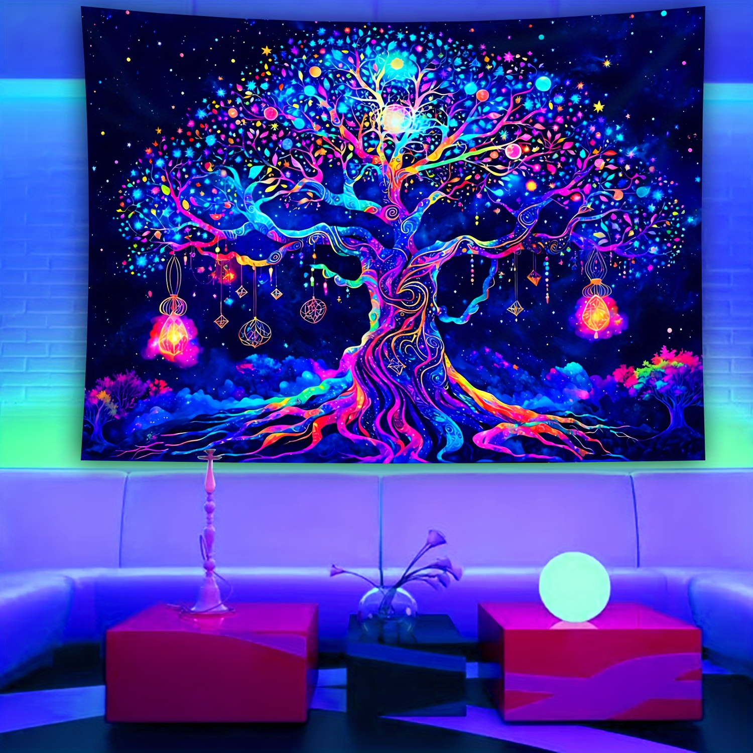 Psychedelic Wall Tapestry | Magic Tree