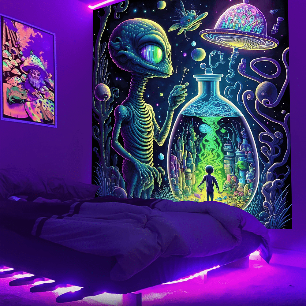 Psychedelic Wall Tapestry | Alien Experience