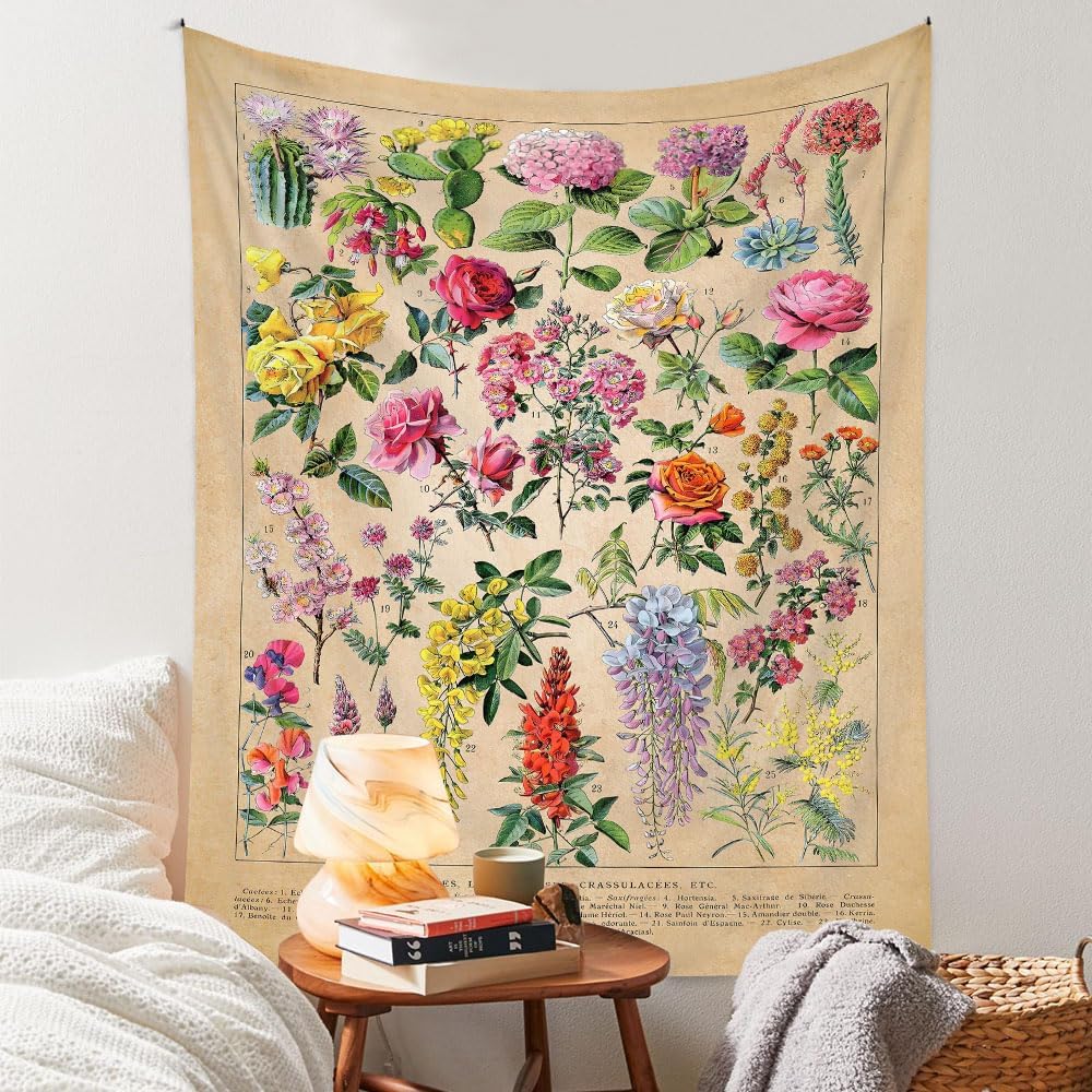 Vintage Illustrations of Summer Flowers