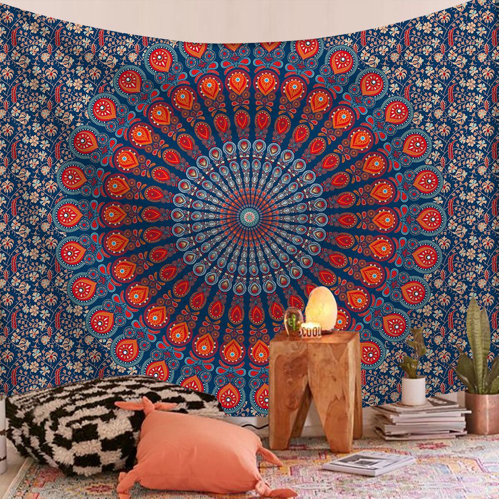 Mandala Wall Tapestry | Reddish Rosette