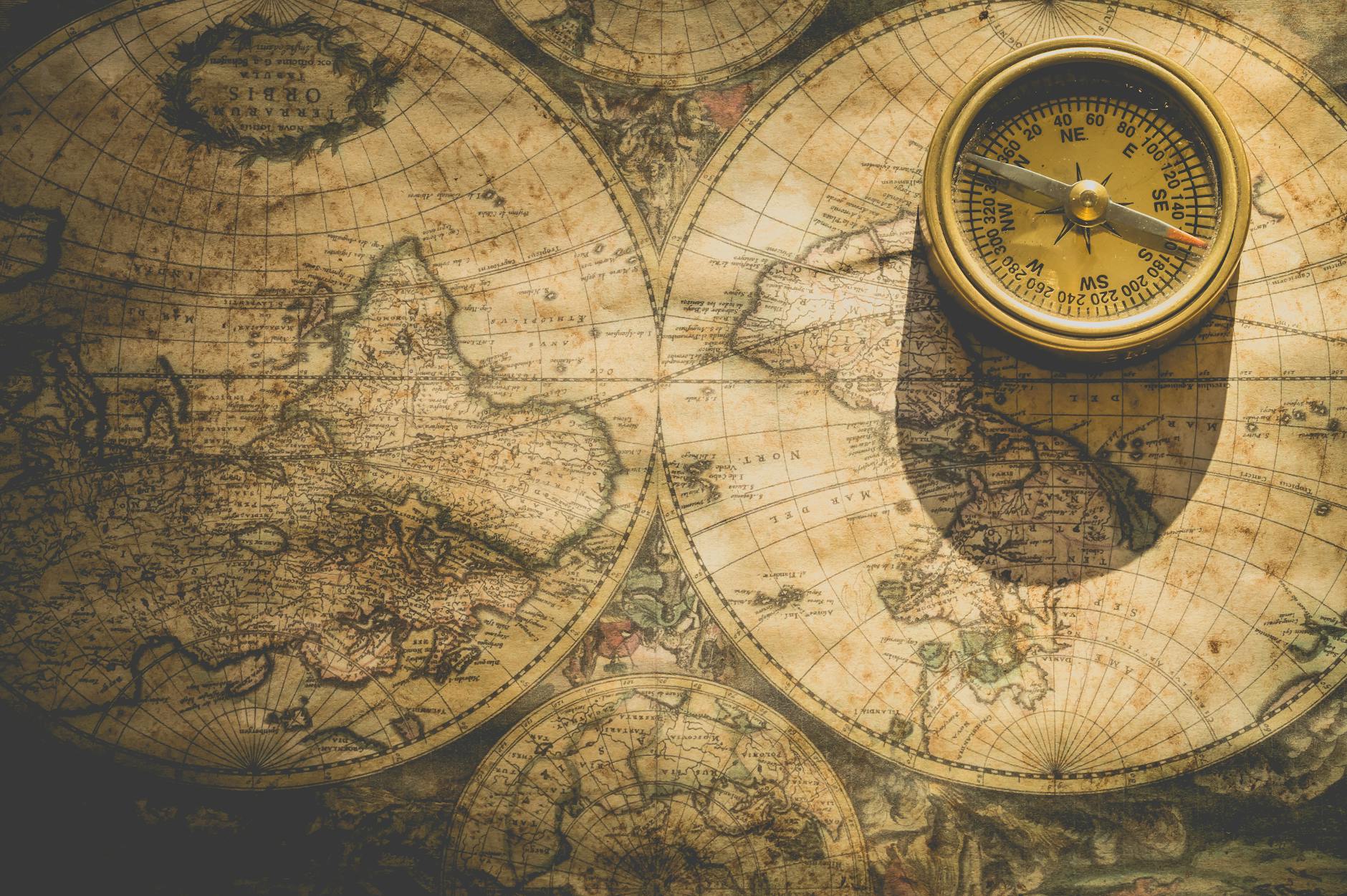 Map Wall Tapestry