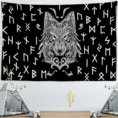 Wall Tapestry Art | Northern Wolf