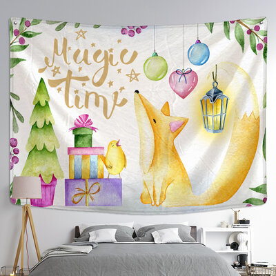 Wall Tapestry Kids | Foxes' Christmas