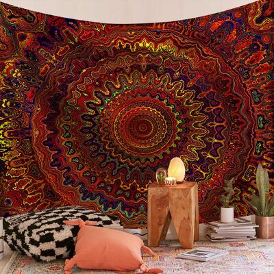 Mandala Wall Tapestry | Red Redra Storm