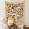 Bohemian Wall Tapestry | Vintage Summer Flowers