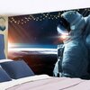 Spaceman-tapisserie-murale-suspendue-d-astronaute-en-polyester-imprim-psych-d-lique-pour-d-cor-de