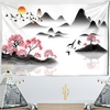 Wall Tapestry Art | Japanese Winter Twilight