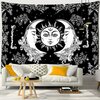 Wall Tapestry Bohemia | Lunar TwilightNoir et blanc