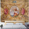 Wall Tapestry Imitation | Ceiling Hall of Mirrors Versailles