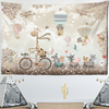 Tapisserie-murale-suspendue-avec-des-animaux-de-dessin-anim-style-nordique-ours-Kawaii-d-coration-pour