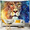 Tapisserie-murale-color-e-de-peinture-l-huile-de-tigre-Animal-psych-d-lique-sorcellerie-tissu