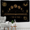 Tapisserie-murale-suspendue-en-forme-de-lune-Style-boh-me-sorcellerie-psych-d-lique-univers-sombre