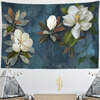 Tapisserie-imprim-e-fleur-verte-tenture-murale-Hippie-Mandala-couvre-lit-boh-me-d-coration-de