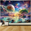 Galaxy Wall Tapestry | Cosmic Harmony Energy