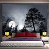 Nature Wall Tapestry | Forest Full Moon