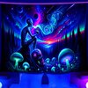 Psychedelic Wall Tapestry | Alien Chill in Forest