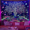 Psychedelic Wall Tapestry | Celestial Tree of Imagination