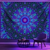 Psychedelic Wall Tapestry | Tropical Mandala
