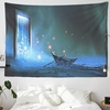 Tapisserie-psych-d-lique-de-conte-de-f-es-d-coration-murale-de-chambre-paysage-nocturne