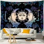 Wall Tapestry Bohemia | Lunar Twilight Bleu Cosmique