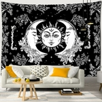 Wall Tapestry Bohemia | Lunar TwilightNoir et blanc