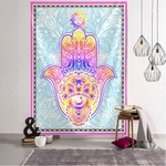 Wall Tapestry Spirituality | Pink Mandala Fatma Hand