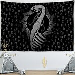 Wall Tapestry Art | Viking Drakkar