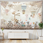 Wall Tapestry Kids | Animals Travel