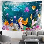 Wall Tapestry Kids | Melodious Mermaid