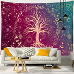 Wall Tapestry Bohemia | Celestial Tree at Dawn
