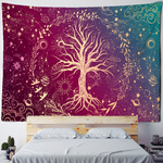 Wall Tapestry Bohemia | Celestial Tree at Dawn