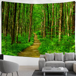 Wall Tapestry Nature | Forest Hiking Trail