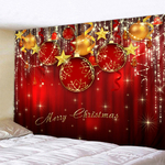 Festivity Wall Tapestry | Red Ball Merry Christmas