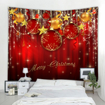 Festivity Wall Tapestry | Red Ball Merry Christmas