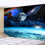 Moon and Milky Way