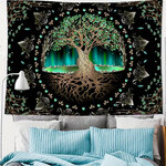 Bohemian Wall Tapestry | Vibrational Celtic Tree of Life