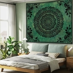 Mandala Wall Tapestry | Celtic Green