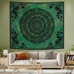Mandala Wall Tapestry | Celtic Green