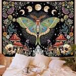 Bohemian Wall Tapestry | Butterfly Night Cycle